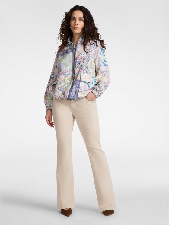 Elena Mirò Elena Mirò Cappotto invernale F048P000193N023 Viola A-Line Fit