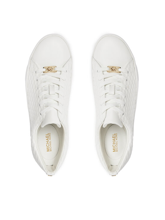 MICHAEL Michael Kors MICHAEL Michael Kors Sneakersy Keaton Lace Up 43R4KTFS1L Biela