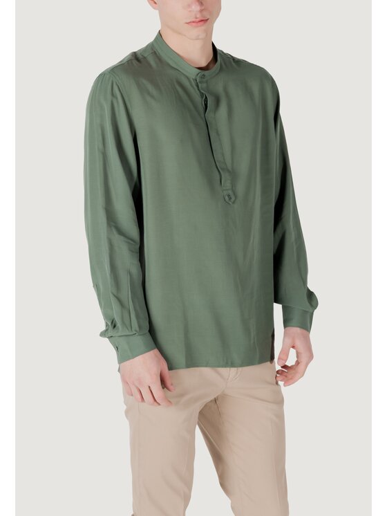 Antony Morato Antony Morato Camicia KILIS RELAXED FIT Verde Relaxed Fit