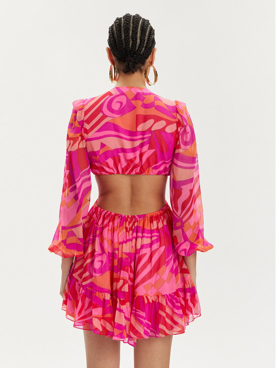 Nissa Nissa Sommerkleid RC14805 Rosa Regular Fit