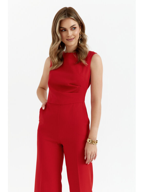 Stylove Stylove Kombinezon S115 Czerwony Comfortable Fit