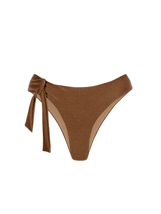Miss Lou Miss Lou Dół od bikini D-LG3-BR Brązowy