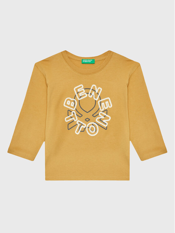United Colors Of Benetton Bluză 3ATNG105I Galben Regular Fit