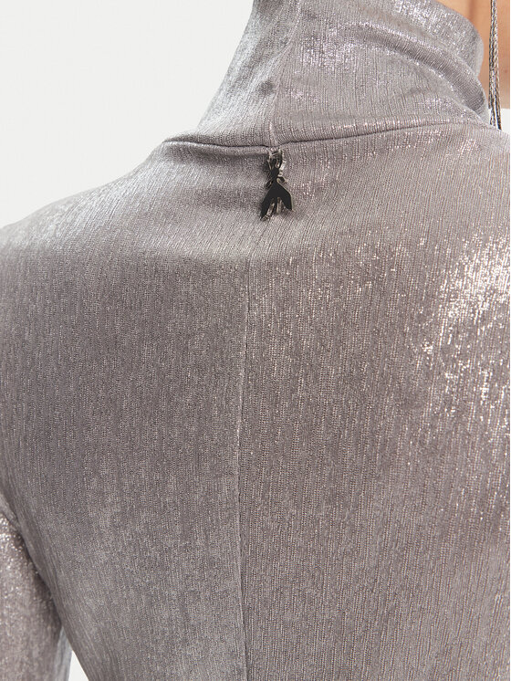 Patrizia Pepe Patrizia Pepe Body 8M1751 J276 Srebrny Regular Fit