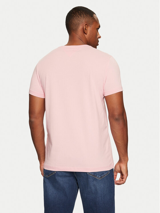 Tommy Hilfiger Tommy Hilfiger Футболка MW0MW10800 Рожевий Slim Fit