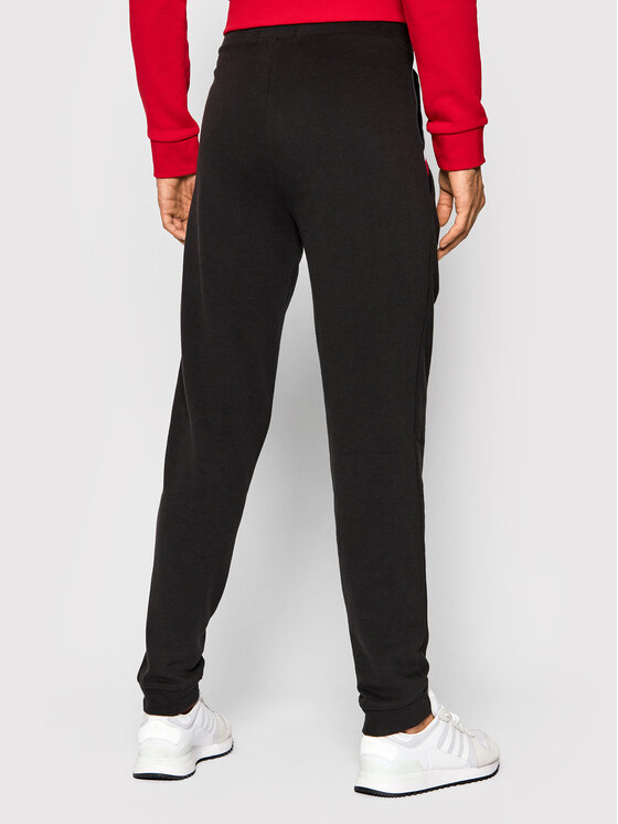 Tommy Hilfiger Tommy Hilfiger Spodnie dresowe Track UM0UM02352 Czarny Regular Fit