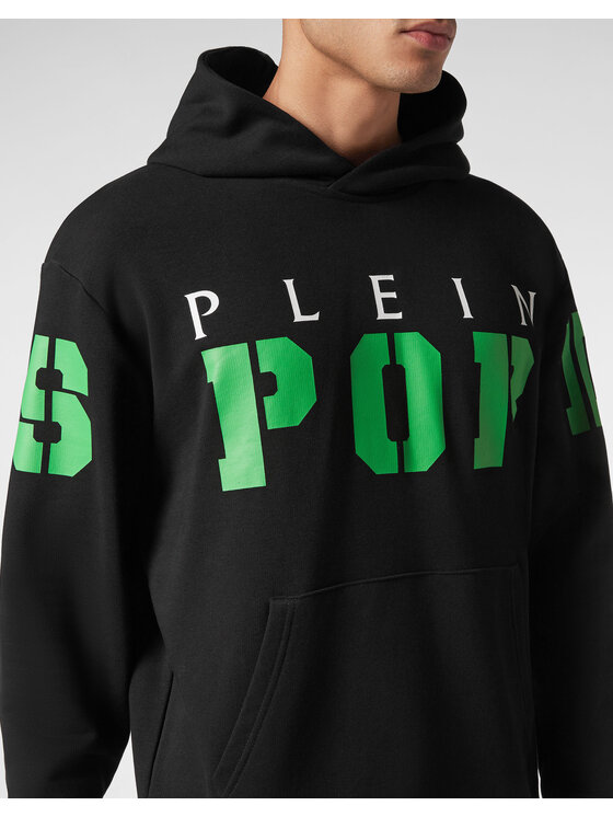 Plein Sport Plein Sport Bluza 853 Czarny Regular Fit
