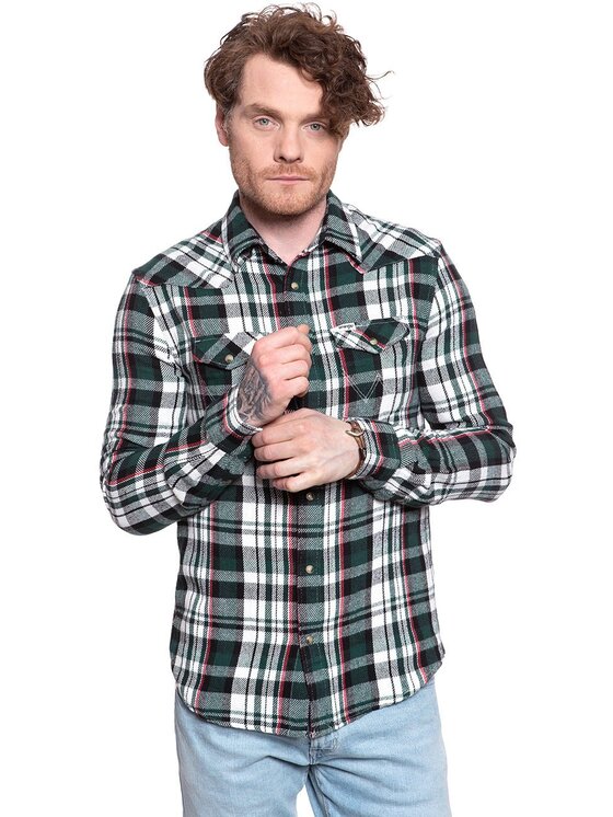 Wrangler Wrangler Camicia LS WESTERN SHIRT Multicolore Regular Fit