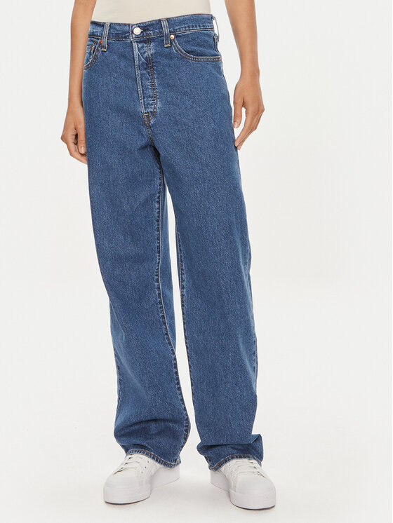 Levi's Džínsy Ribcage 72693-0200 Tmavomodrá Straight Fit