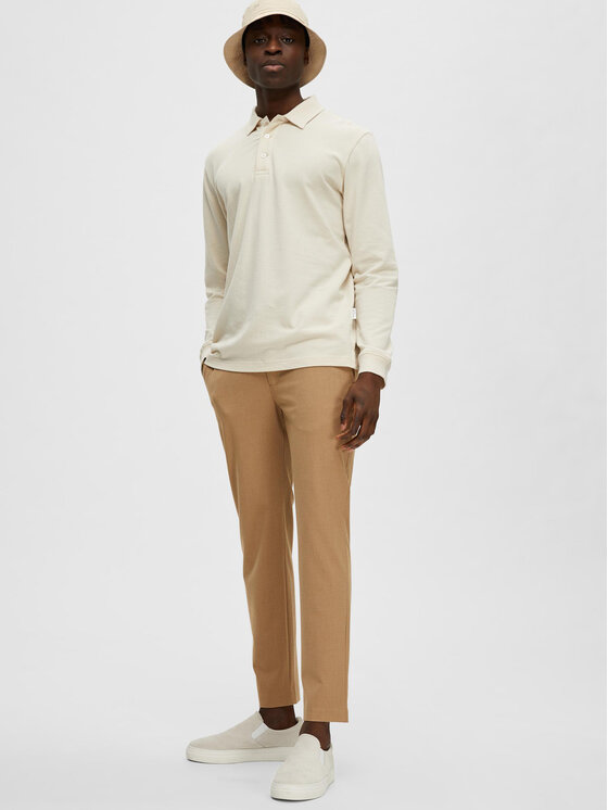 Selected Homme Selected Homme Hlače 16085270 Smeđa Slim Fit