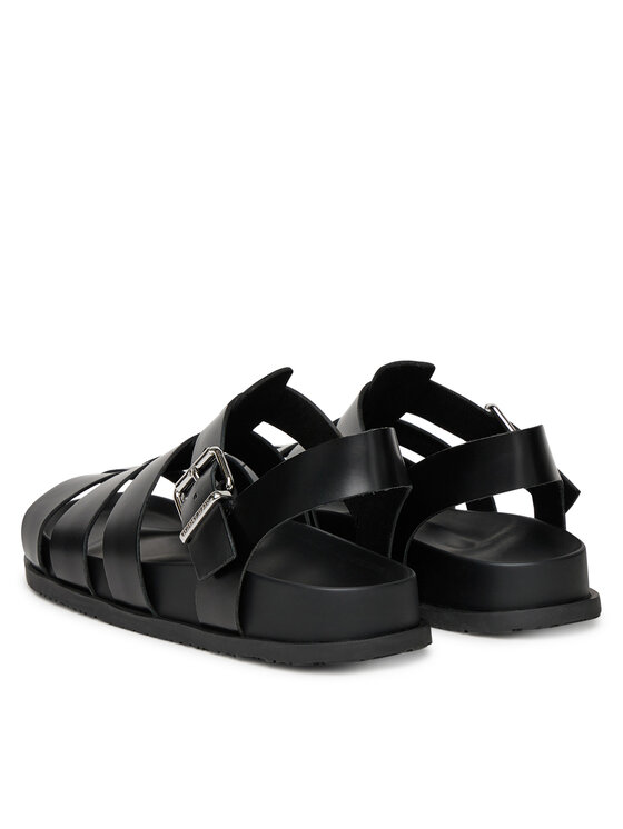 Tommy Jeans Tommy Jeans Sandale Tjw Fisherman Patent Sandal EN0EN02874 Negru