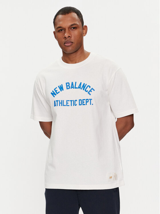 New Balance New Balance Majica Greatest Hits MT41514 Bela Relaxed Fit