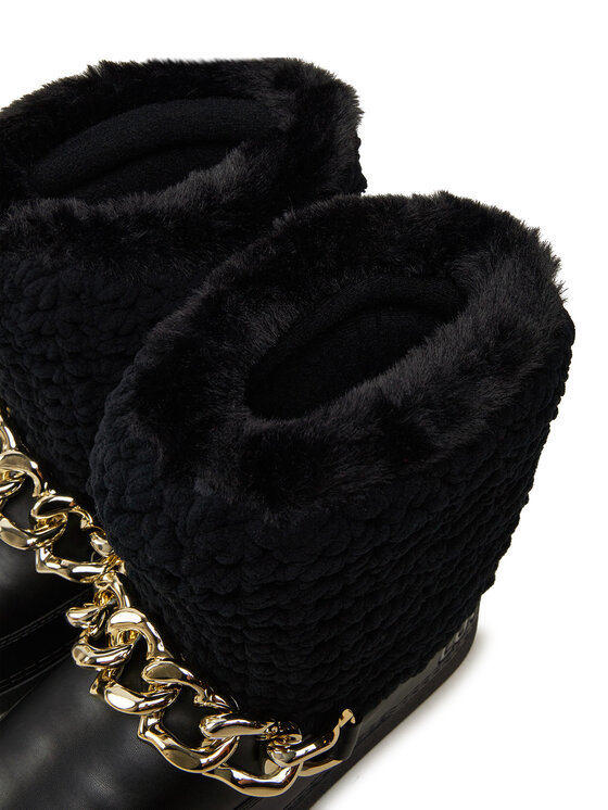LOVE MOSCHINO LOVE MOSCHINO Čizme za snijeg JA24322G0LISI000 Crna