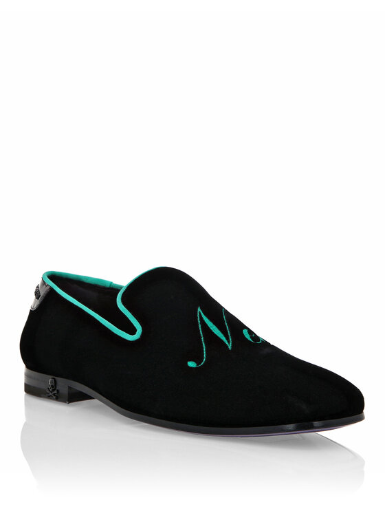 PHILIPP PLEIN PHILIPP PLEIN Loafersy 3423 Zelená