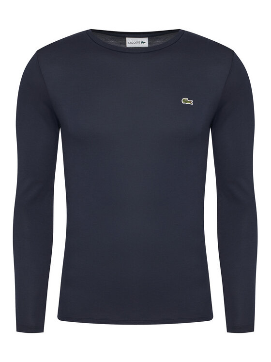 Lacoste Lacoste Тениска с дълъг ръкав TH6712 Тъмносин Regular Fit