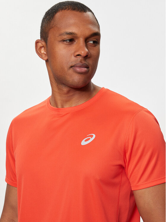 Asics t shirt rouge discount