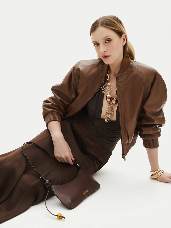 JACQUEMUS JACQUEMUS Geantă Le Bisou Perle 23E231BA057-3000 Maro