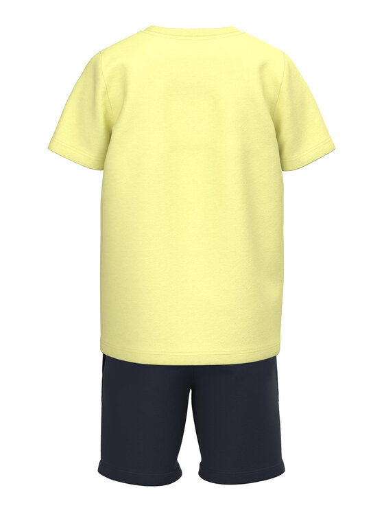 NAME IT NAME IT Komplekti kuuluvad t-särk ja spordišortsid 13213261 Kollane Regular Fit