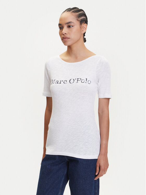 Marc O'Polo Marc O'Polo Tricou 504 2261 51231 Alb Regular Fit