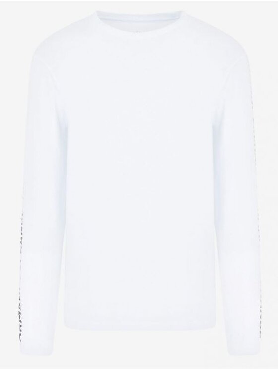 Armani Exchange Armani Exchange T-Shirt 3HZTFM ZJA5Z 1100 Biały Regular Fit