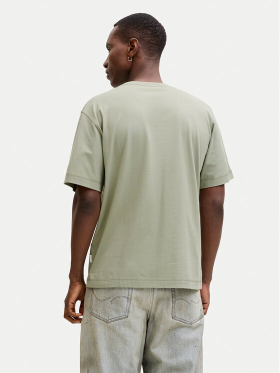 Jack & Jones Jack & Jones T-shirt Norrebro Emb 12282892 Verde Regular Fit