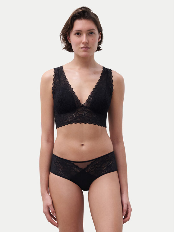 Chantelle Biustonosz braletka Floral Touch C94270 Czarny