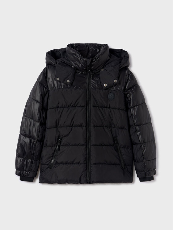 Mayoral Kurtka zimowa 7.437 Czarny Regular Fit