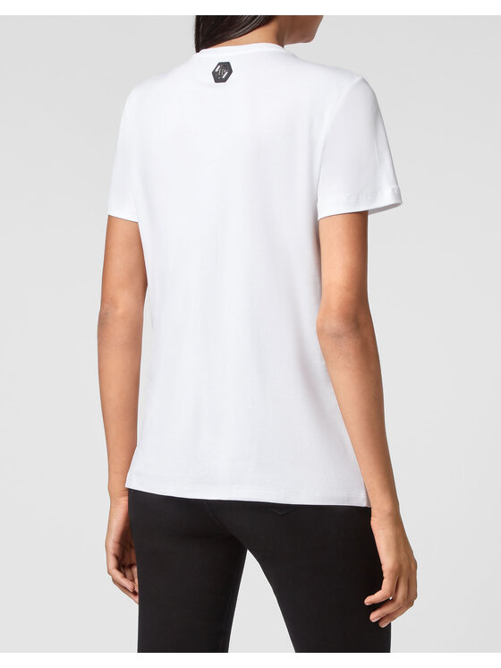 PHILIPP PLEIN PHILIPP PLEIN T-Shirt 5039 Biały Regular Fit
