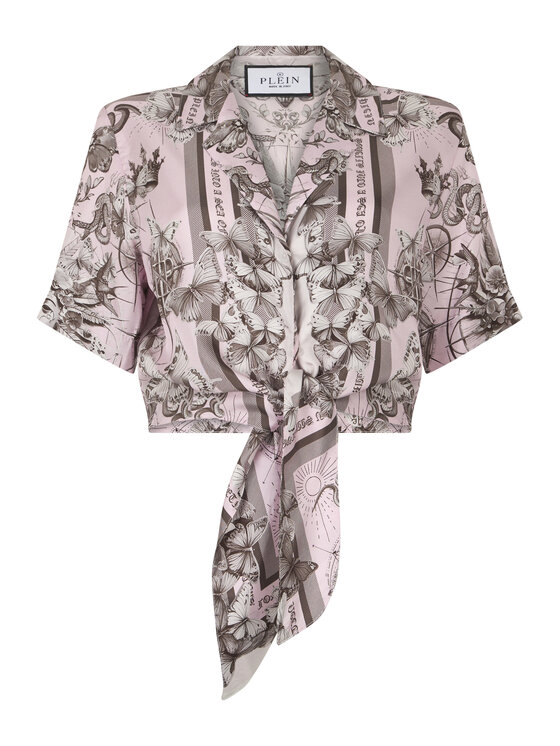 PHILIPP PLEIN PHILIPP PLEIN Camicia 29748 Rosa Fitted Fit