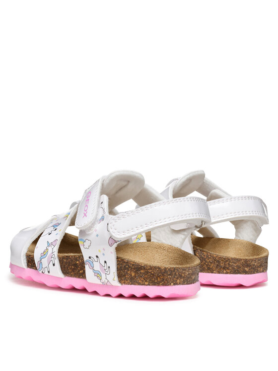 Geox Geox Sandały B Sandal Chalki B452RA 0FCHH C1000 M Biały