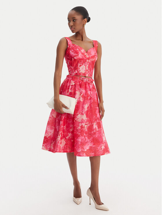 Fracomina Fracomina Пола тип трапец FR25SG2012W775U6 Розов Flare Fit