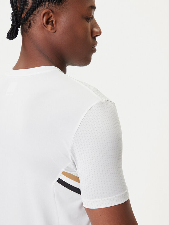 BOSS BOSS T-krekls Tech TOC 50543329 Balts Slim Fit