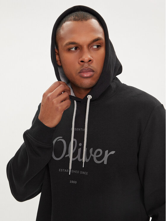 s.Oliver s.Oliver Μπλούζα 2132732 Μαύρο Regular Fit