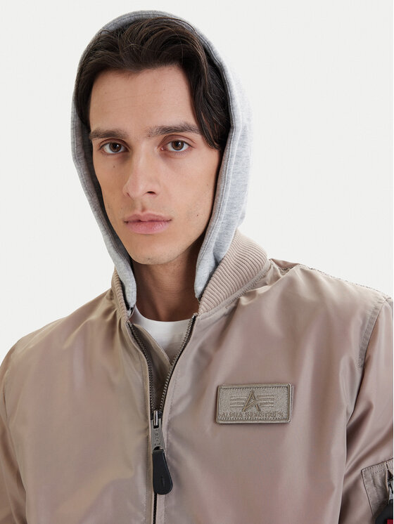 Alpha Industries Alpha Industries Kurtka bomber Ma-1 196108 Beżowy Regular Fit