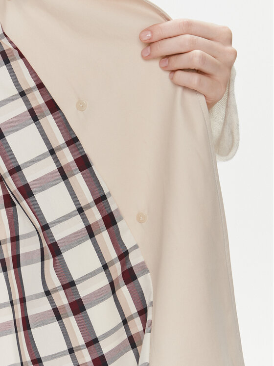 Tommy Hilfiger Tommy Hilfiger Trenčas WW0WW38947 Smėlio Regular Fit