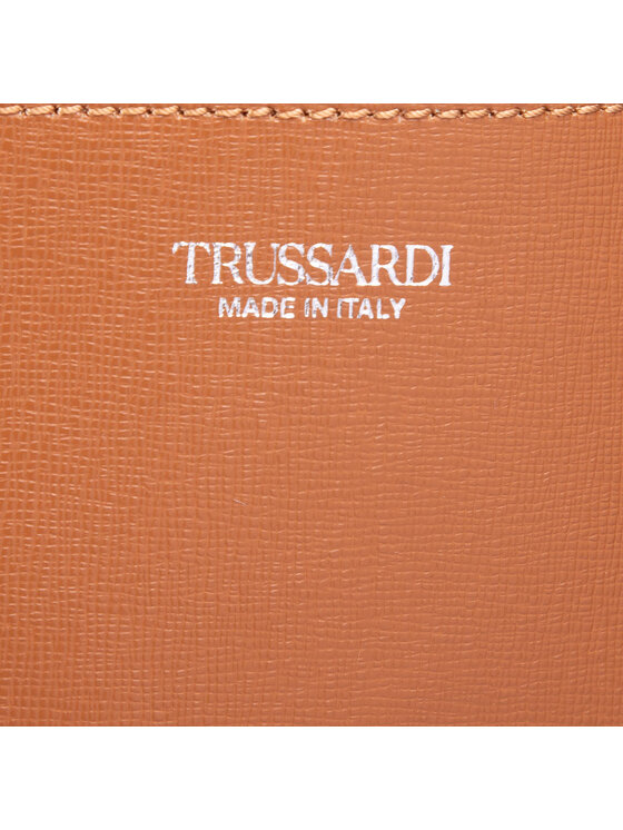 Trussardi Trussardi Ročna torba Logo Pop Shoping 75B01065 Rjava