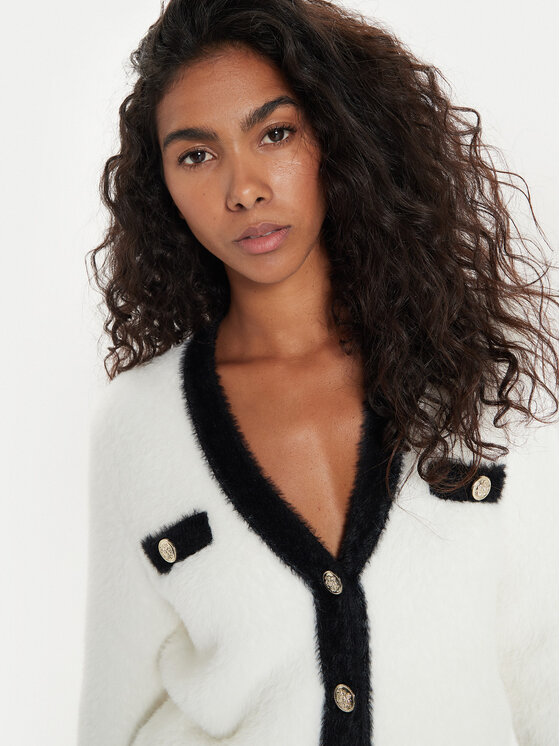 Morgan Morgan Cardigan 242-MOGUIN Bianco Regular Fit