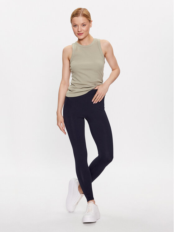 4F 4F Legginsy 4FSS23TTIGF063 Granatowy Slim Fit