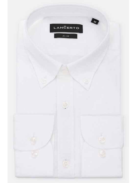 Lancerto Lancerto Koszula Isadora KO073122000020 Biały Slim Fit