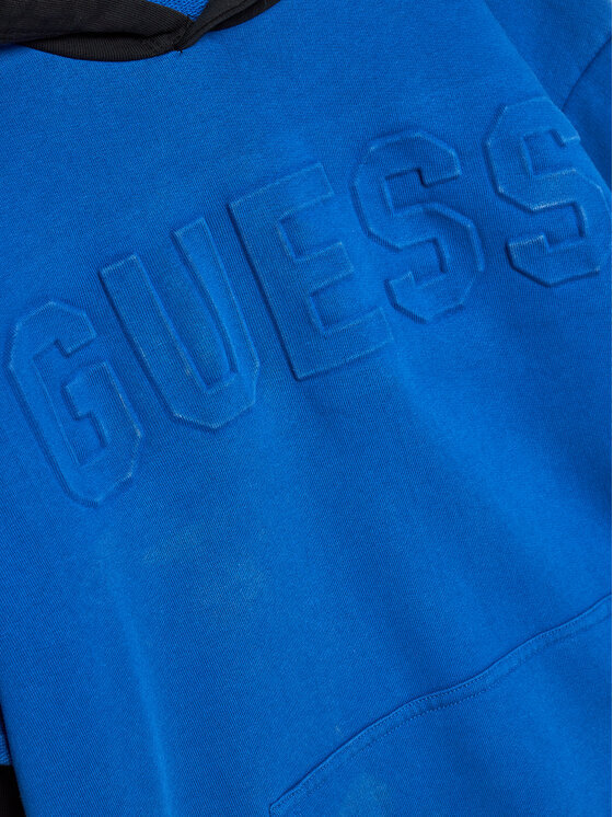 Guess Guess Bluza L4YQ01 KA6R3 Niebieski Regular Fit