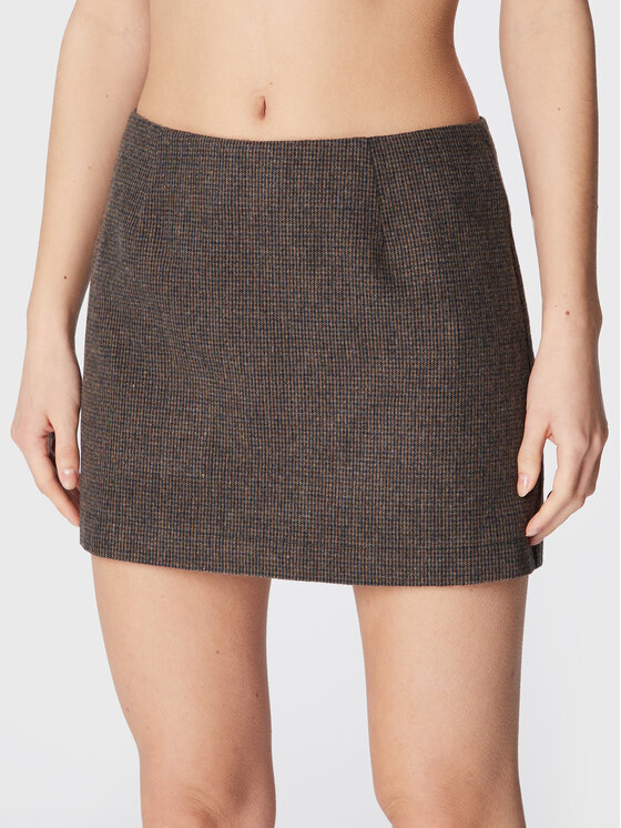 Herskind Mini sukňa Debby 4648911 Hnedá Regular Fit