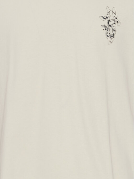 Blend Blend T-krekls 20716511 Écru Regular Fit