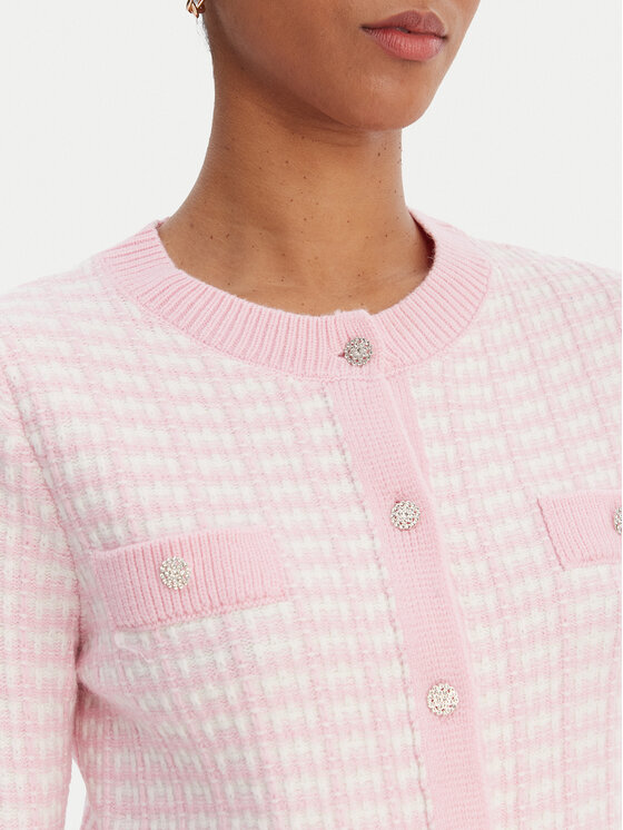 Morgan Morgan Strickjacke 251-MORESA Rosa Slim Fit