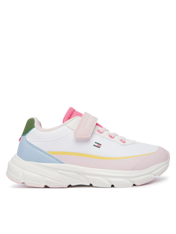 Tommy Hilfiger Sneakers Low Cut Lace-Up/Velcro Sneaker T1A9-35107-1861 S Colorat