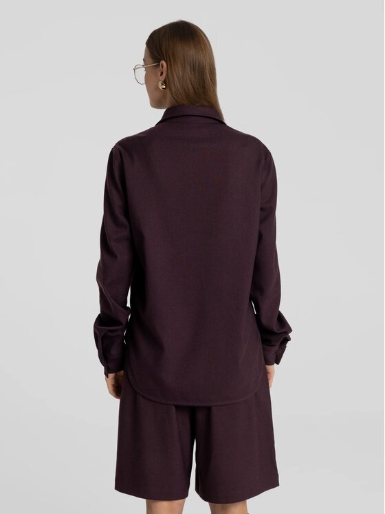 MANDRAGORA MANDRAGORA Camicia Omaro Viola Standard Fit