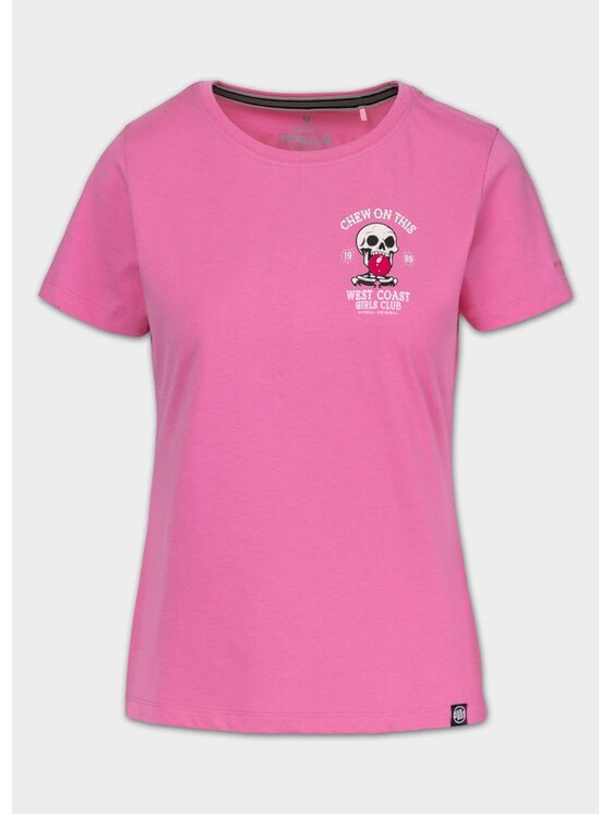 PITBULL PITBULL T-Shirt CHEW ON THIS Różowy Regular Fit