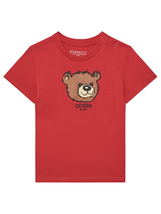 Guess Guess Póló N5YI16 K8HM4 Piros Regular Fit