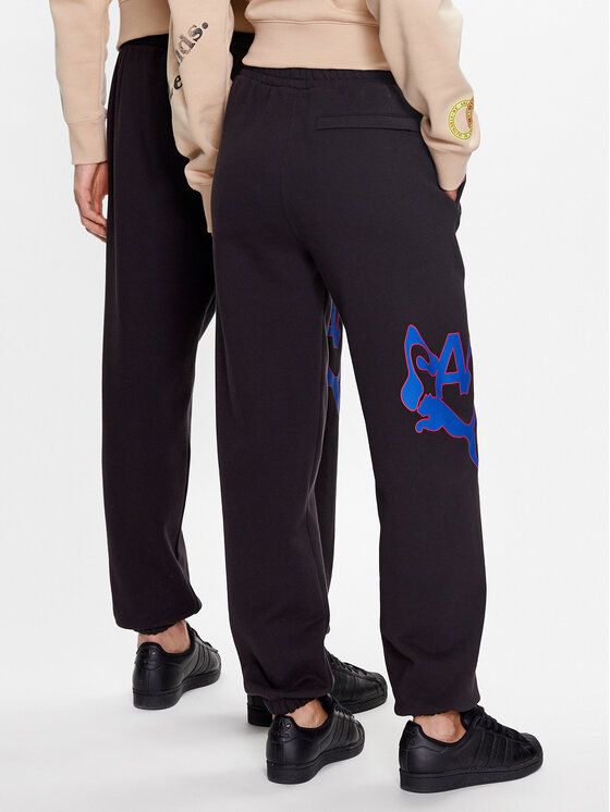 Puma Puma Долнище анцуг Unisex P.A.M 620229 Черен Relaxed Fit