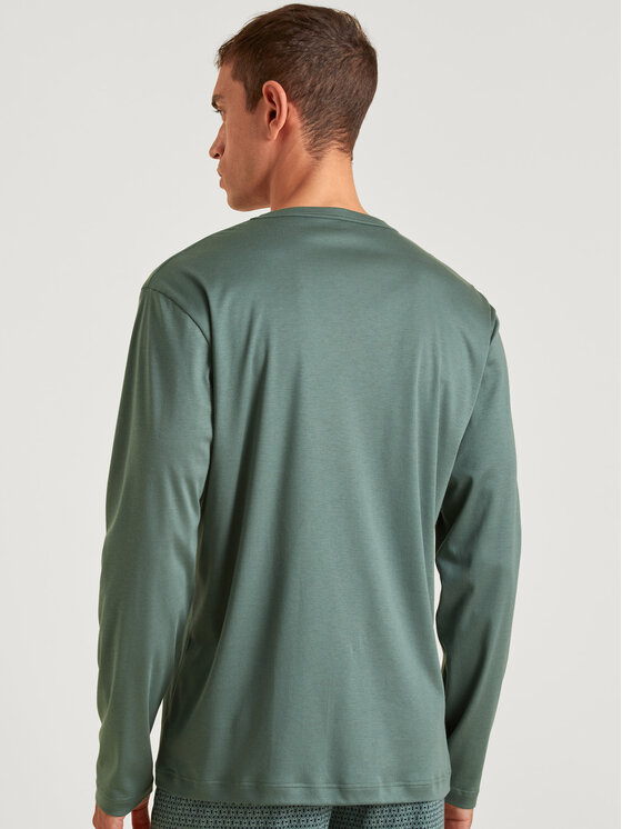 Calida Calida T-Shirt 15887 Zielony Regular Fit