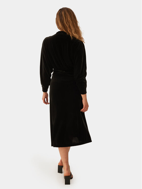 Undress Code Undress Code Sukienka koktajlowa Date Night 477 Czarny Slim Fit